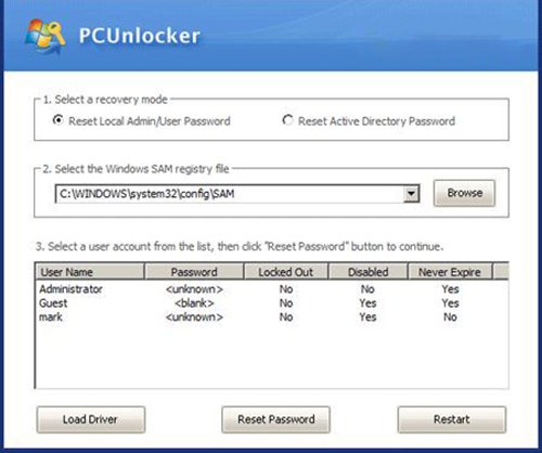 PCUnlocker WinPE 3.8.0 Enterprise Edition