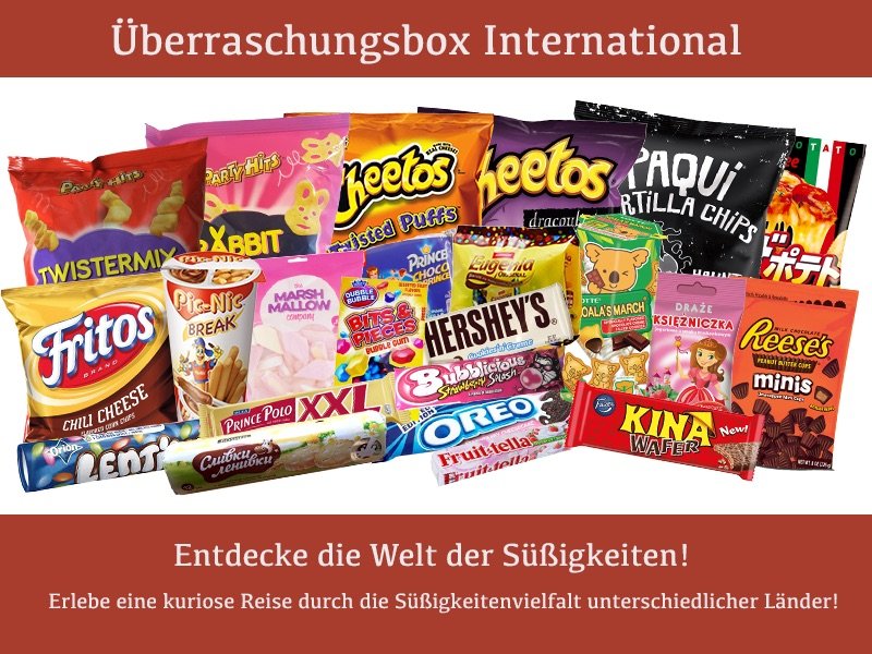 Überraschung Box "International M" Süßigkeiten aus der ganzen Welt! NEU!!!! eBay